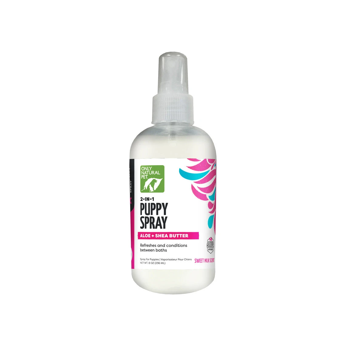 Deals Pet Supplies Shop -Deals Pet Supplies Shop OnlyNaturalPetPuppy2 in 1SprayBottleFront